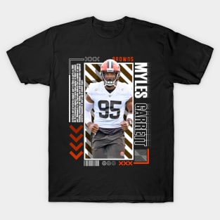 Myles Garrett Paper Poster Version 10 T-Shirt